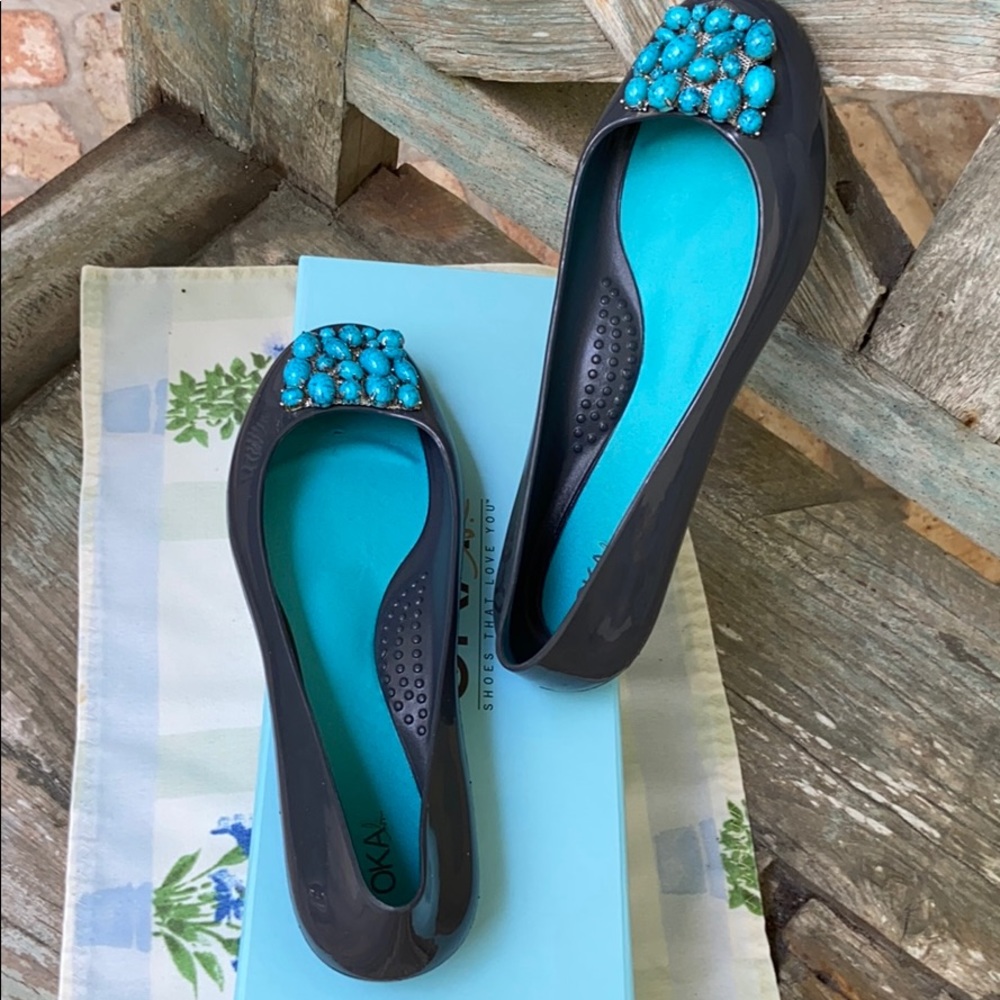 NEW OKA 
CELINE BALLET FLATS